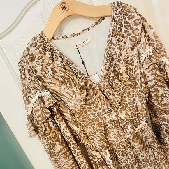 NWT  Spell & the Gypsy Collective Leopard Print Ada Gown - Picture 10 of 17